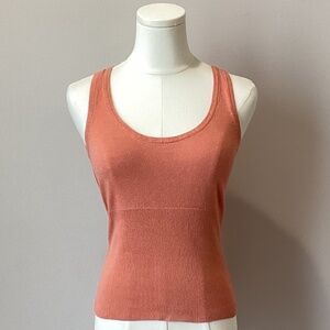 Knit Tank Top with Scoop Neck - Size S